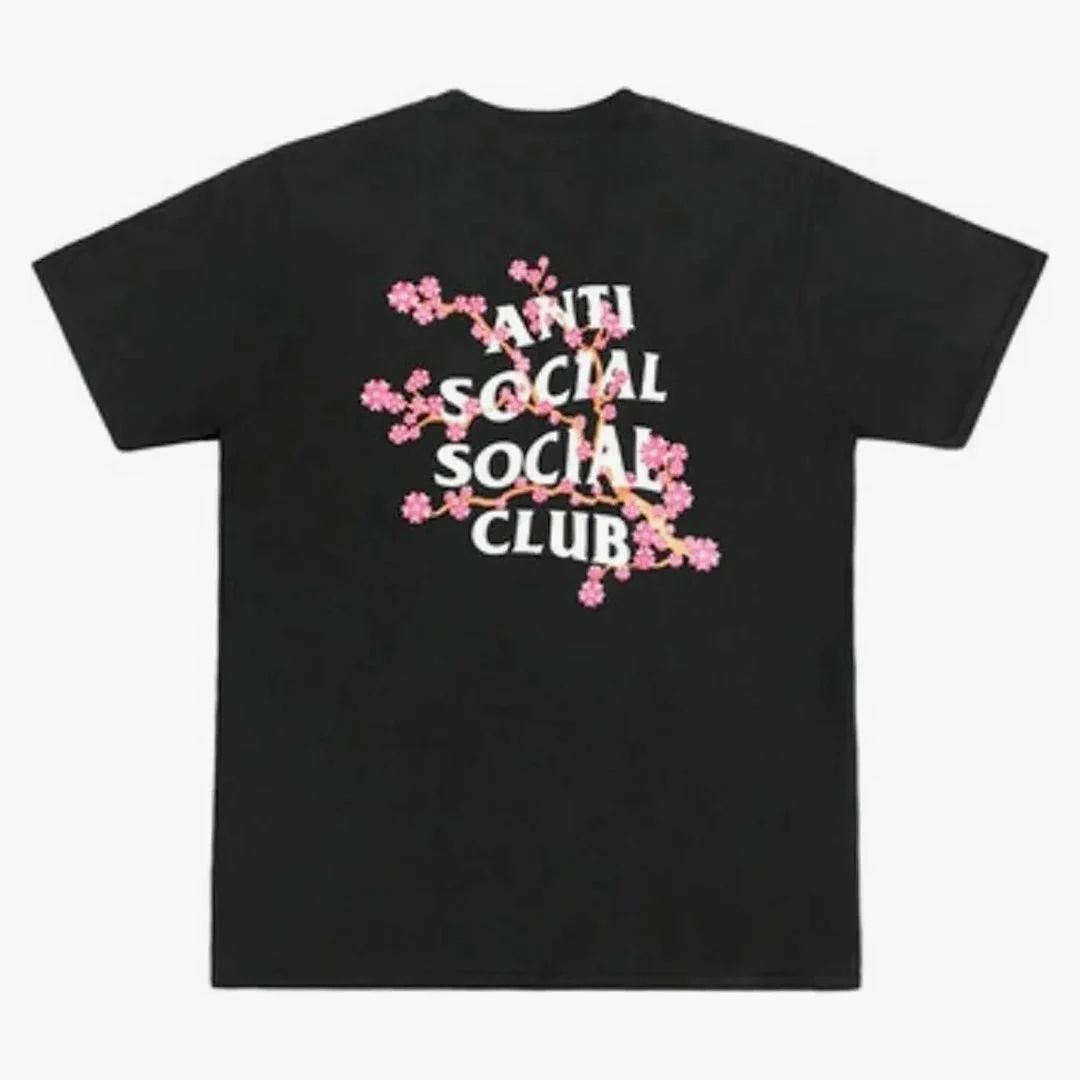 Anti Social Social Club Cherry Blossoms T-shirt Black