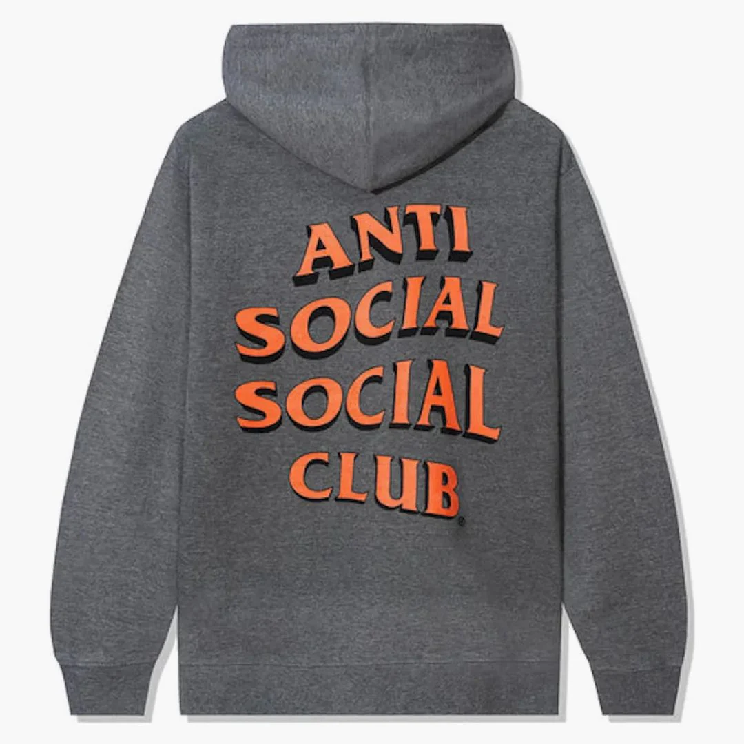 Anti Social Social Club Clamps Gunmetal Hoodie Heather - Image 2