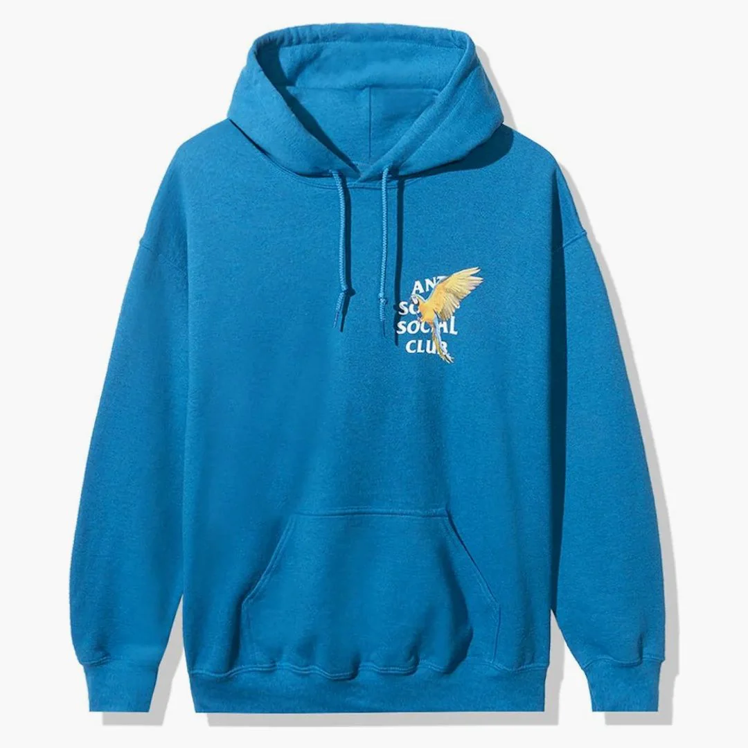 Anti Social Social Club Colombia Hoodie Sapphire - Image 2