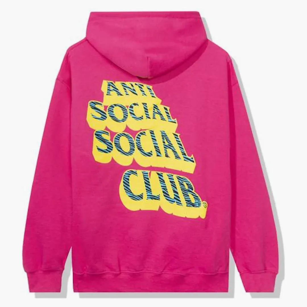 Anti Social Social Club Costumes Hoodie Hot Pink - Image 2