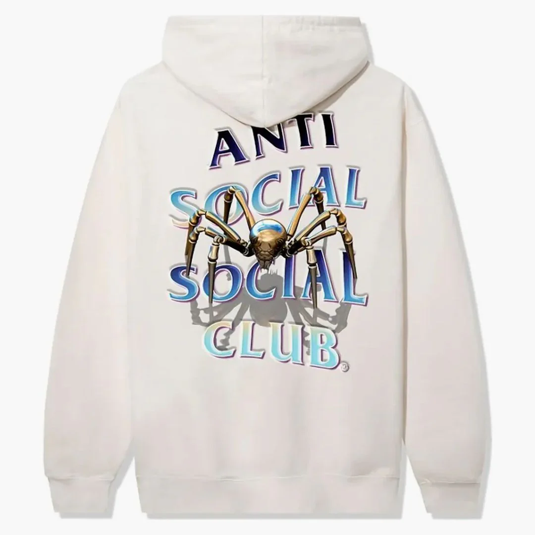Anti Social Social Club Crawl To Me Heaveyweight Hoodie Bone