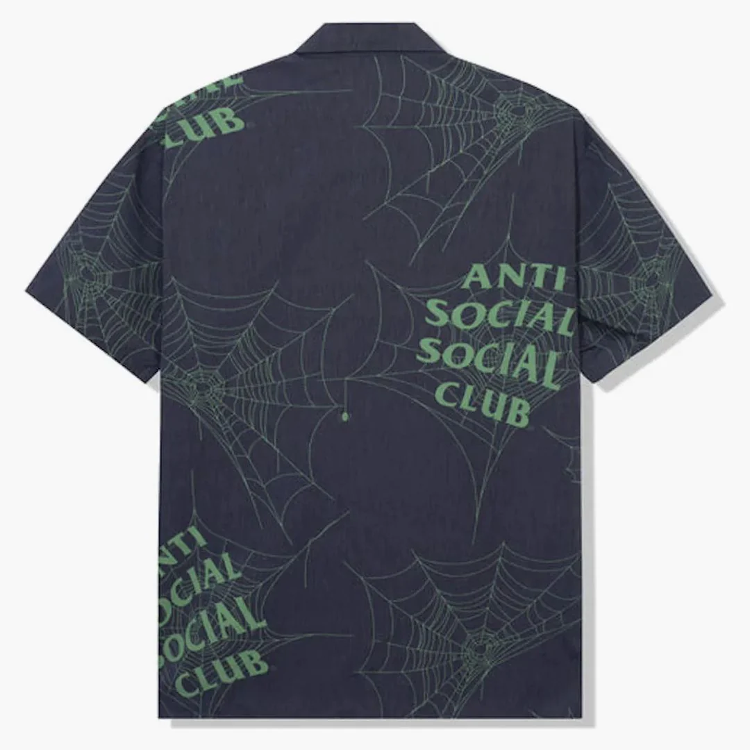 Anti Social Social Club Crawling In The Dark Button Up Black