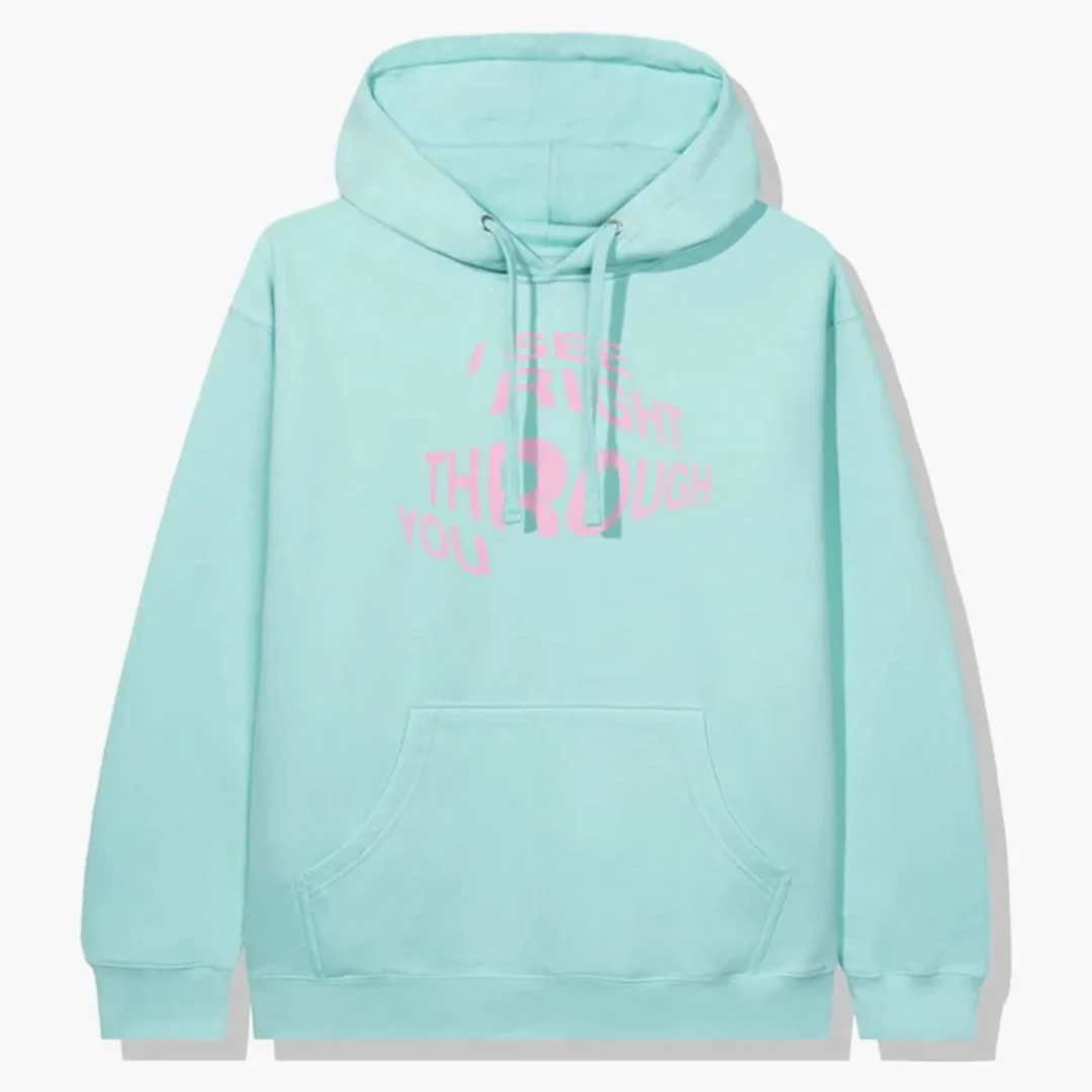 Anti Social Social Club Crystal Clear Hoodie Mint - Image 2
