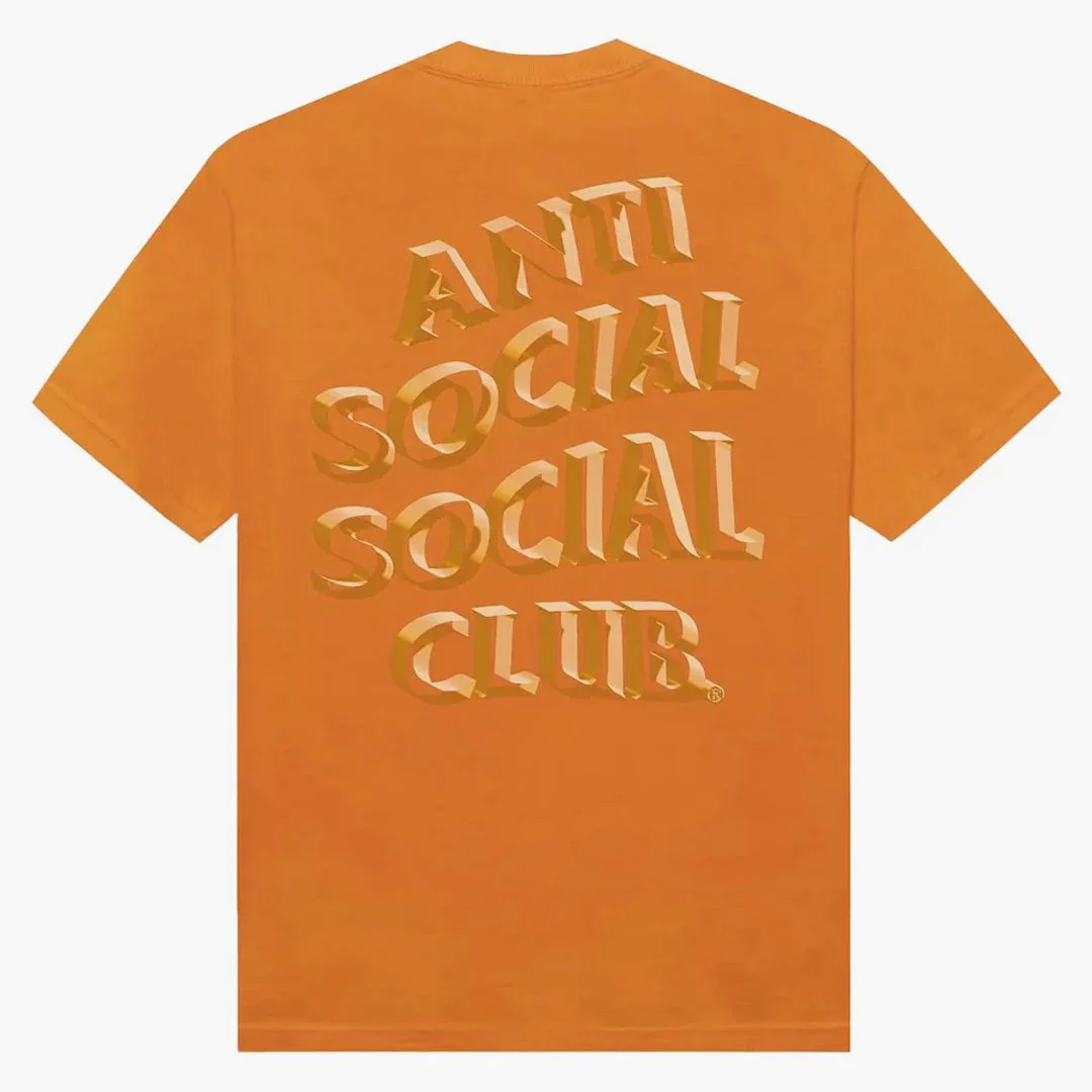 Anti Social Social Club Deeper Than Usual Tee Orange Sherbet