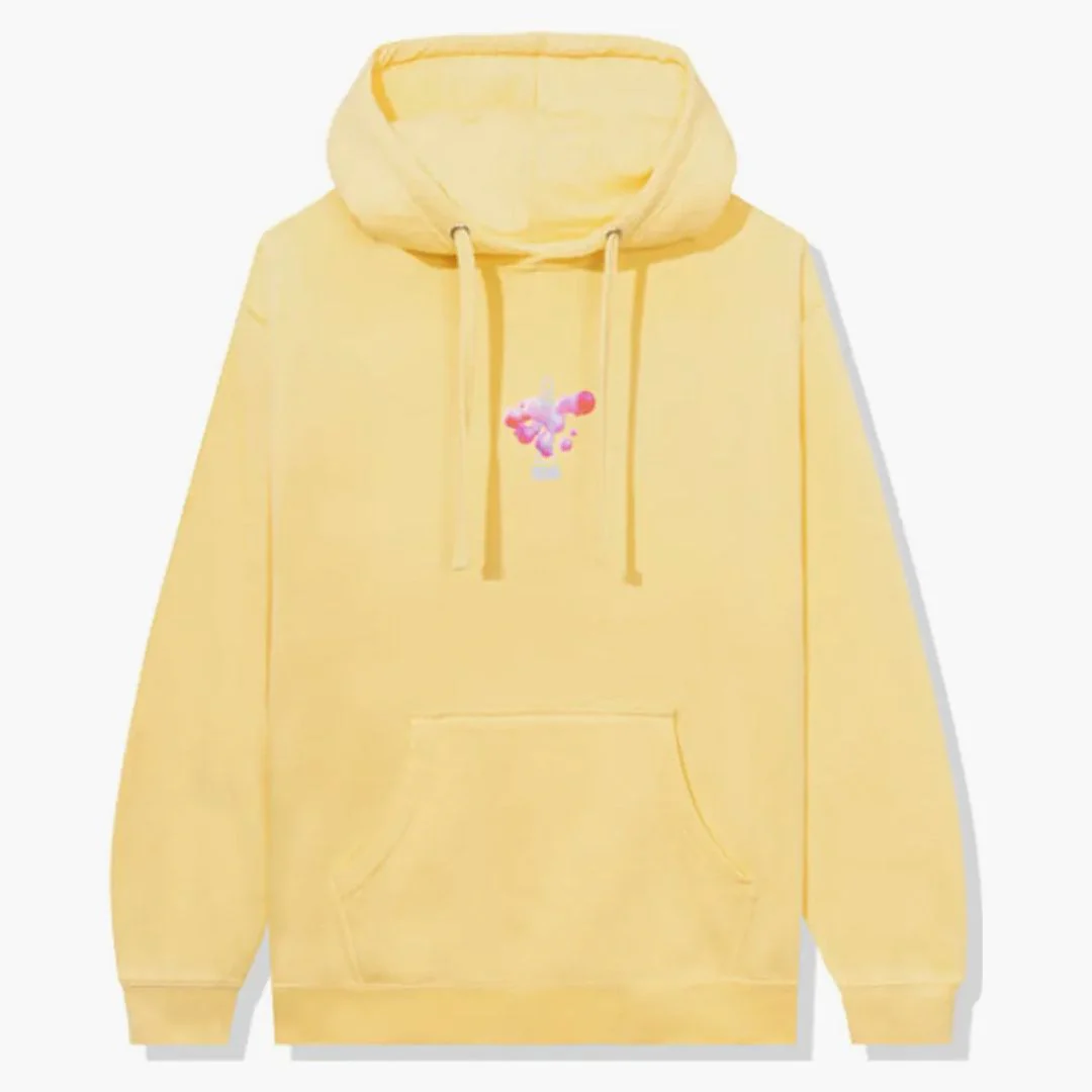 Anti Social Social Club Don't Touch Hoodie Cream - Image 2