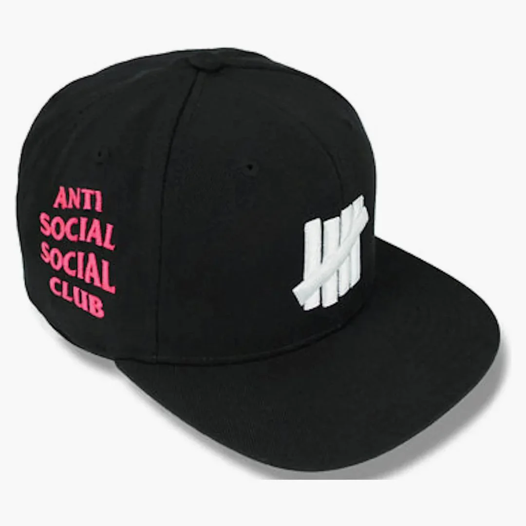 Anti Social Social Club Dot Come Cap Black - Image 2