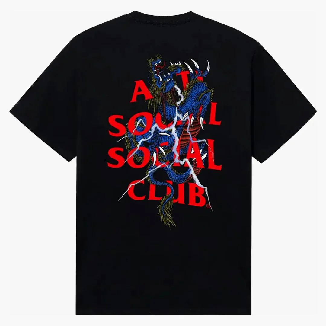 Anti Social Social Club Double Dragon Tee Black