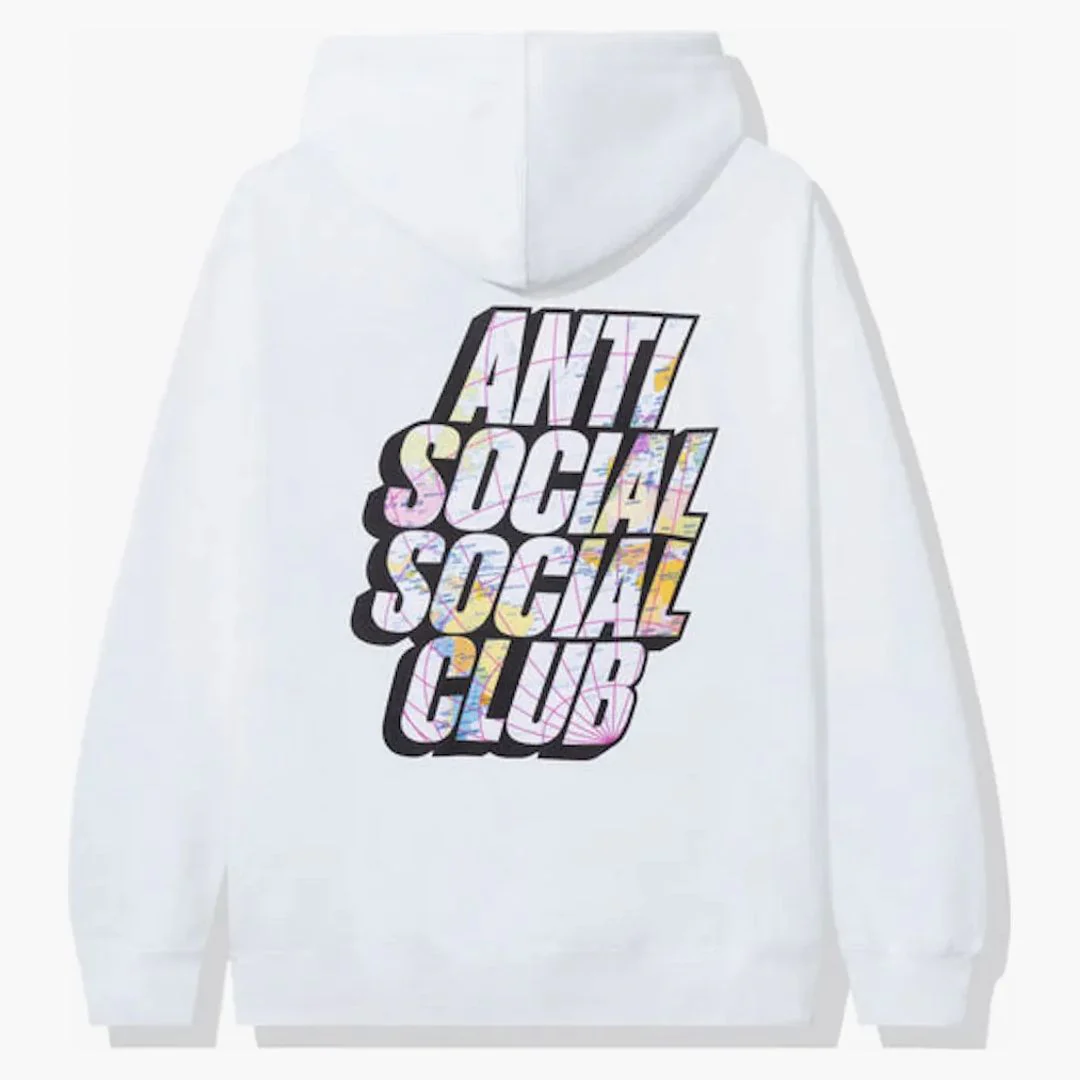 Anti Social Social Club Drop A Pin Hoodie White
