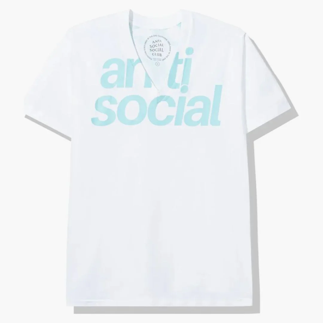 Anti Social Social Club Enrique Vneck Tee White