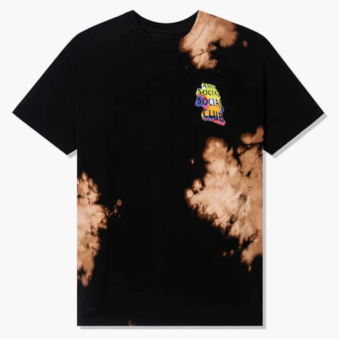 Anti Social Social Club Entheogen Tie Dye Tee Black