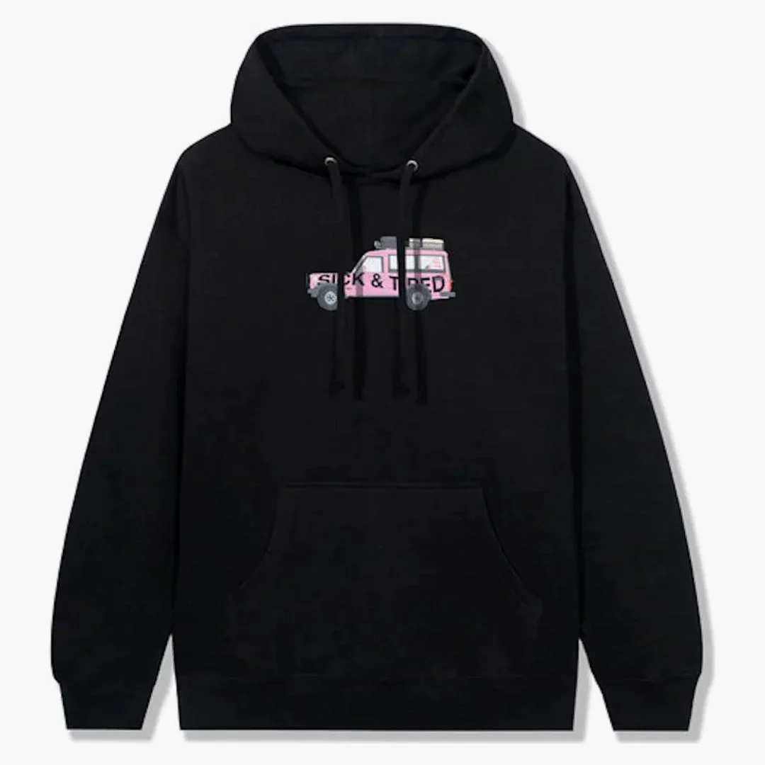 Anti Social Social Club Everyone In La Hoodie Black - Image 2