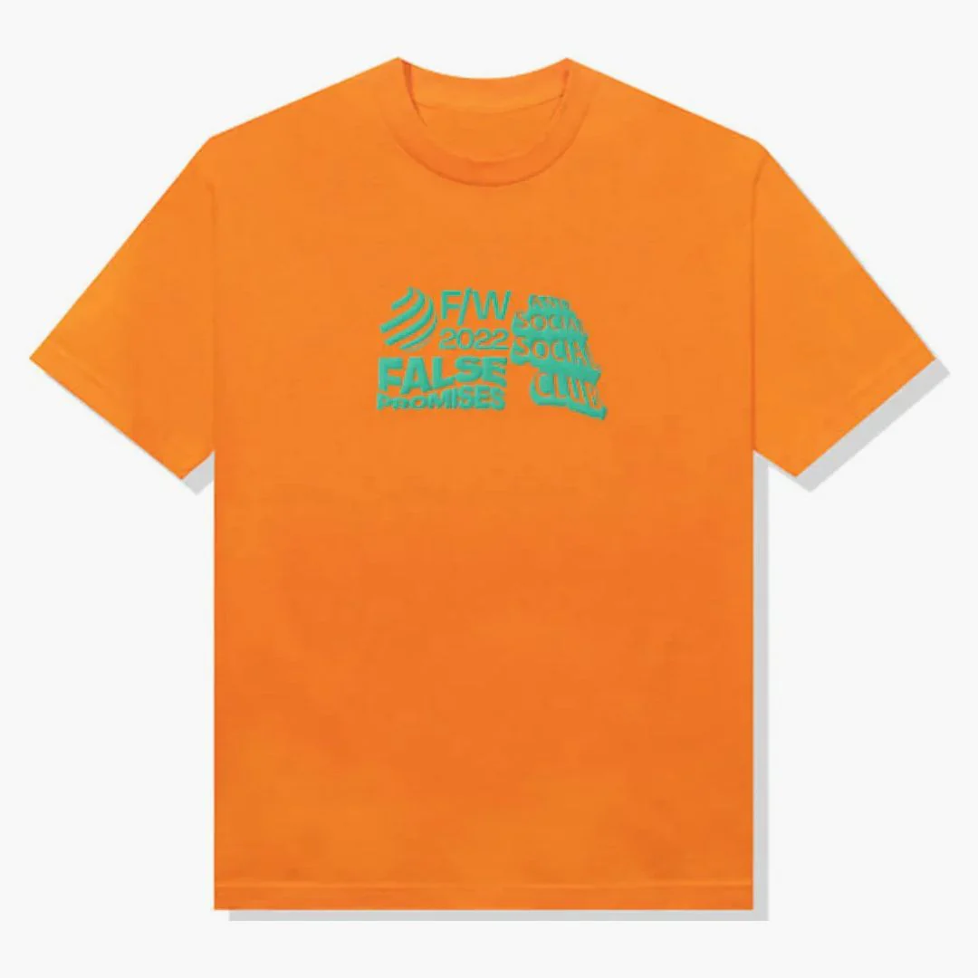 Anti Social Social Club False Promises T-shirt Orange