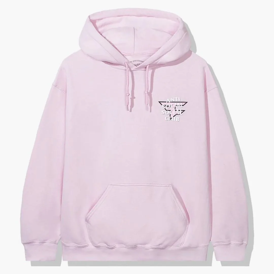 Anti Social Social Club Faze Clan Hoodie Pink - Image 2