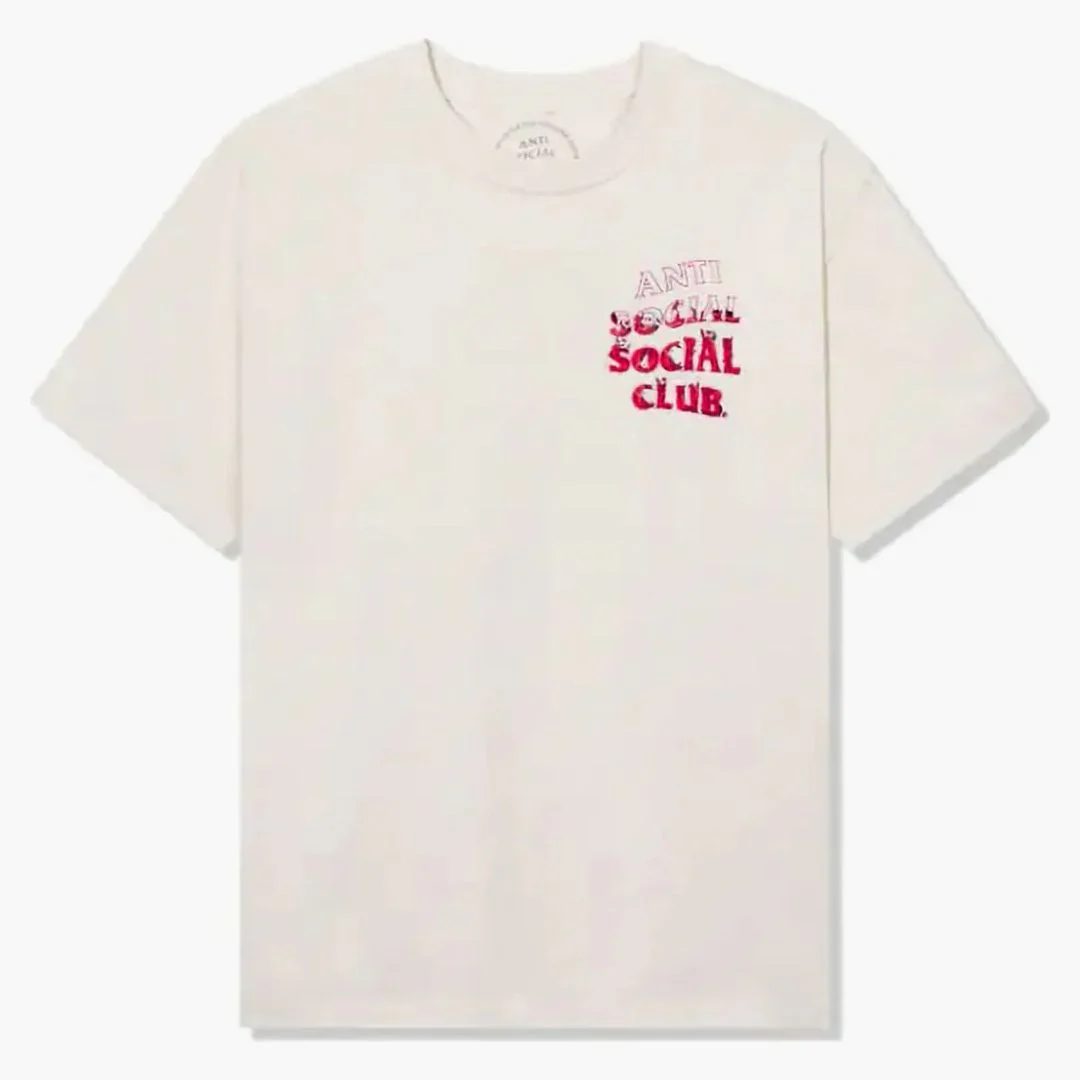 Anti Social Social Club Fire Inside Tee Natural