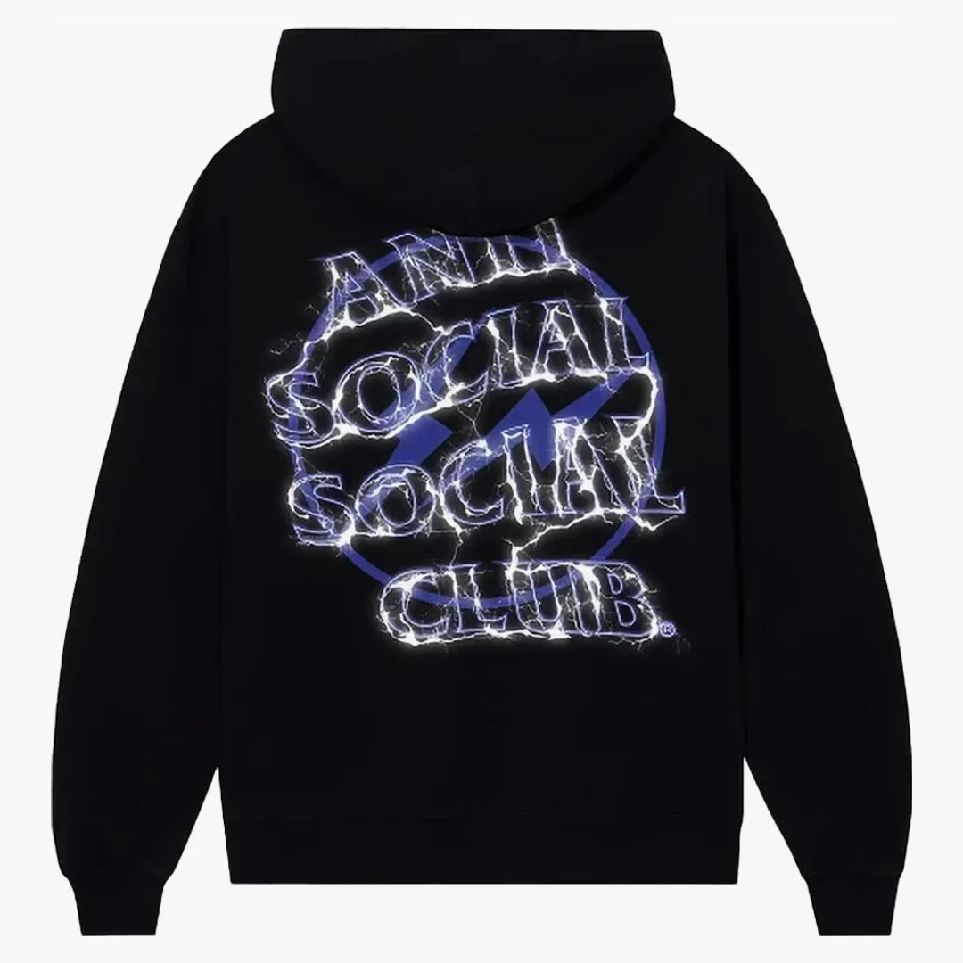 Anti Social Social Club Fragment Bolt Hoodie Black/navy