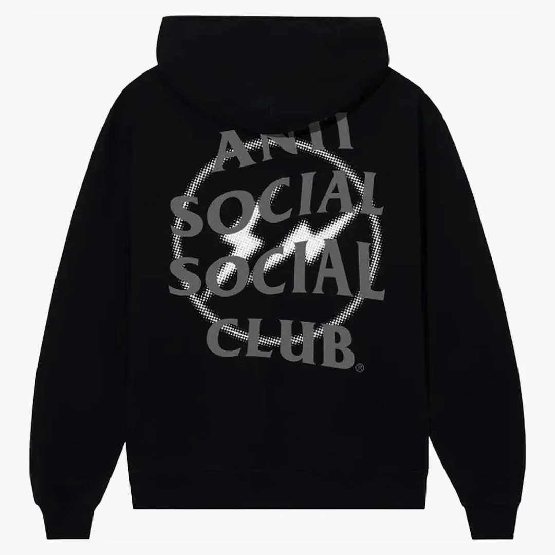 Anti Social Social Club Fragment Half Tone Hoodie Black/gray