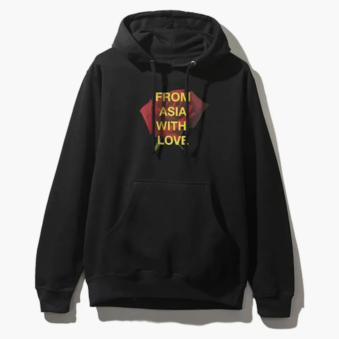 Anti Social Social Club From Asia With Love (asia Exclusive) Hoodie Black