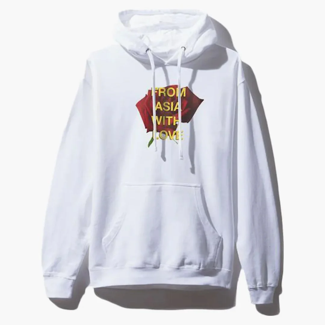 Anti Social Social Club From Asia With Love (asia Exclusive) Hoodie White - Image 2