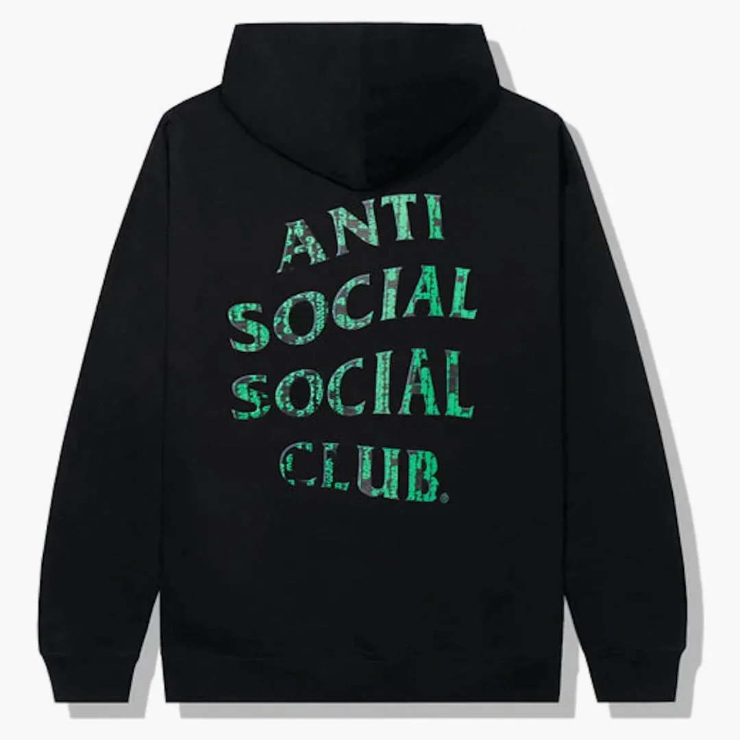 Anti Social Social Club Glitch Hoodie Black - Image 2