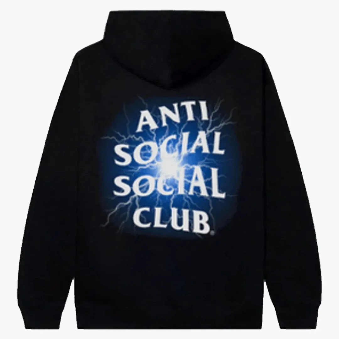 Anti Social Social Club Glow In The Dark Pain Hoodie Black/blue