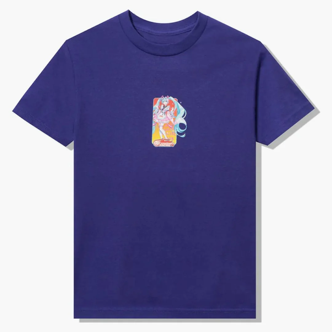 Anti Social Social Club Good Smile Racing Hatsune Miku T-shirt Purple
