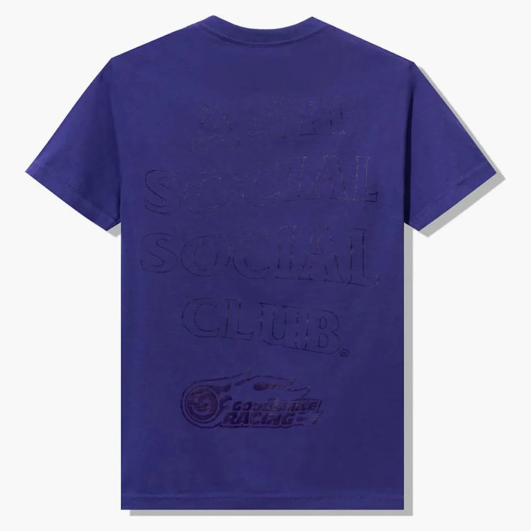 Anti Social Social Club Good Smile Racing Hatsune Miku T-shirt Purple - Image 2