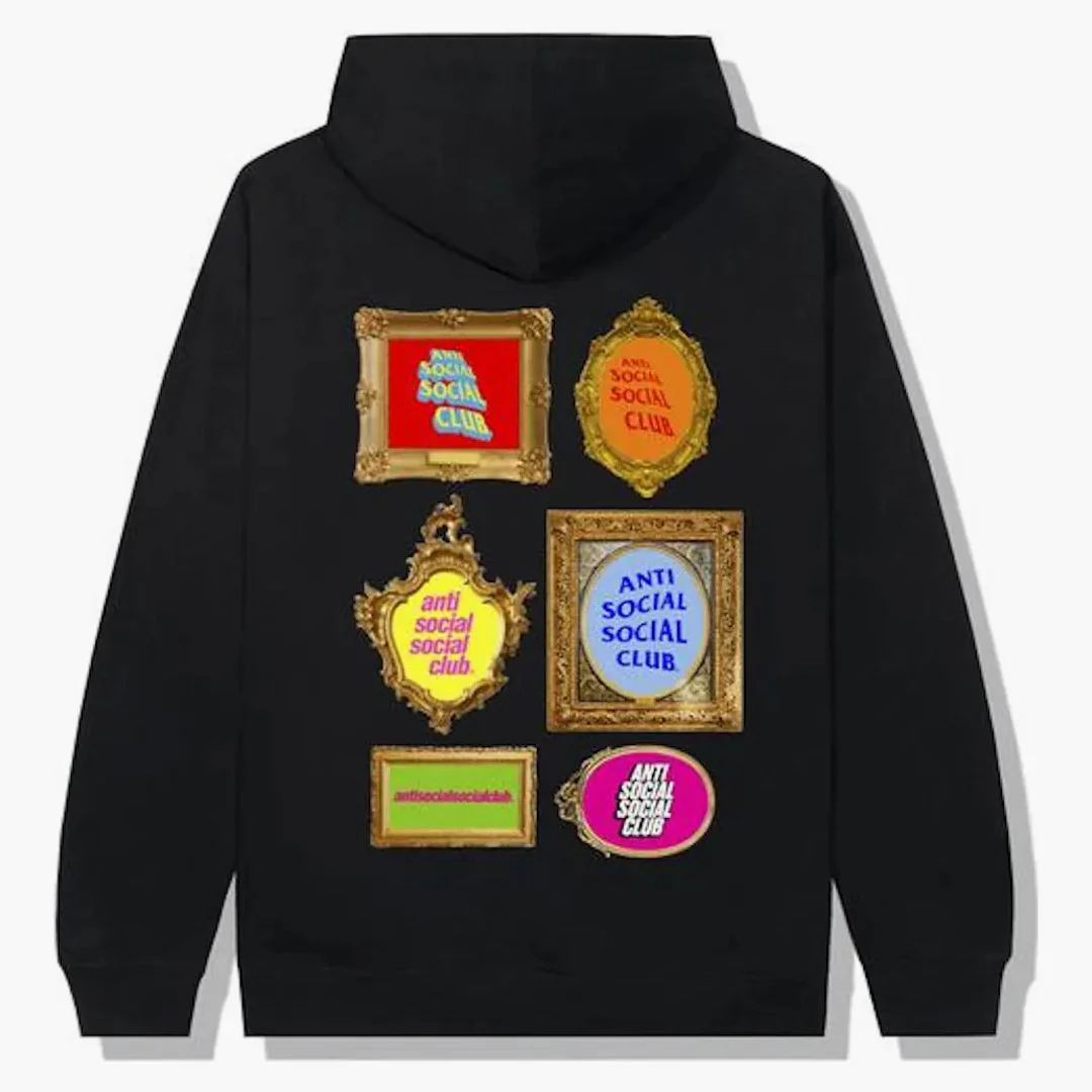 Anti Social Social Club Grandmas House Hoodie Black - Image 2