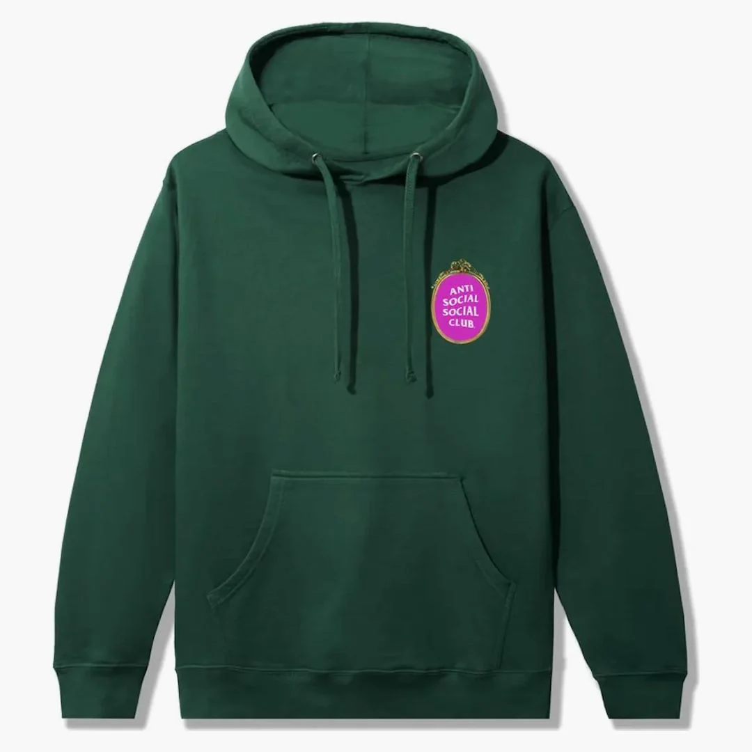 Anti Social Social Club Grandmas House Hoodie Green - Image 2