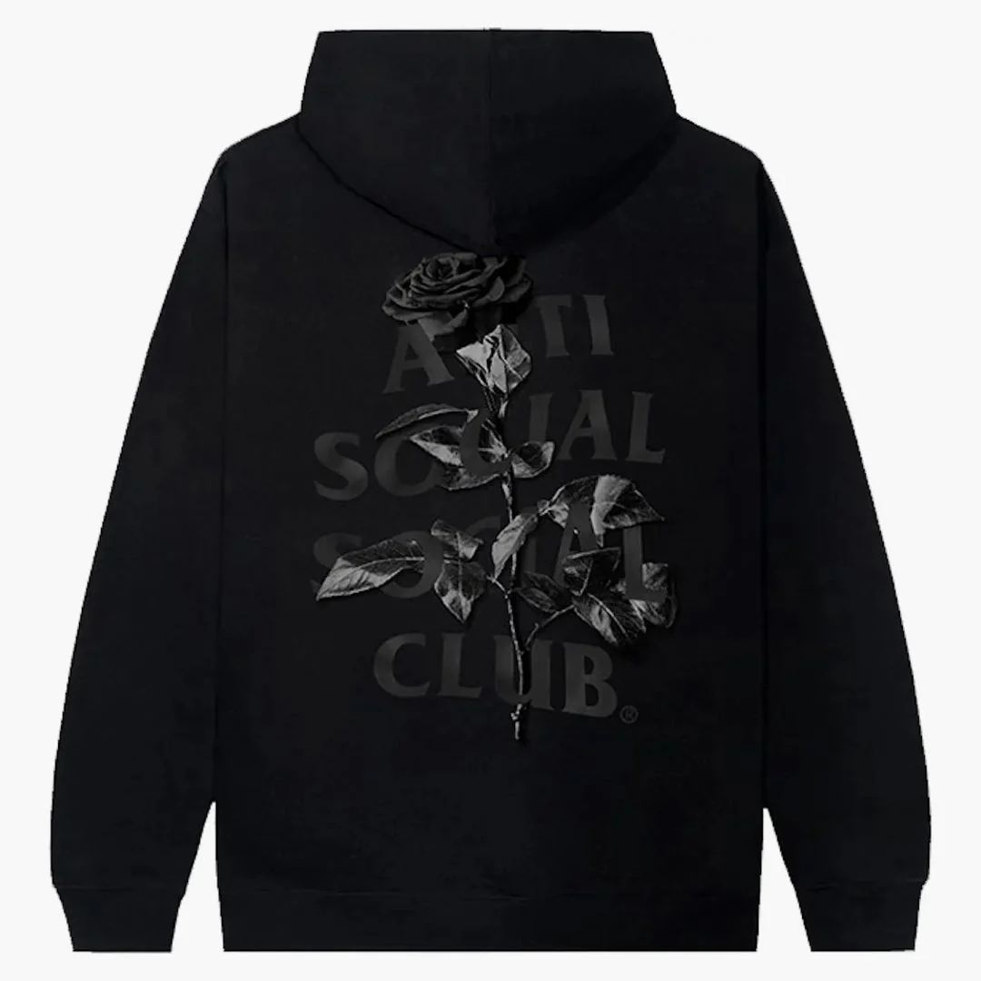 Anti Social Social Club Hell O Rose Hoodie Black - Image 2