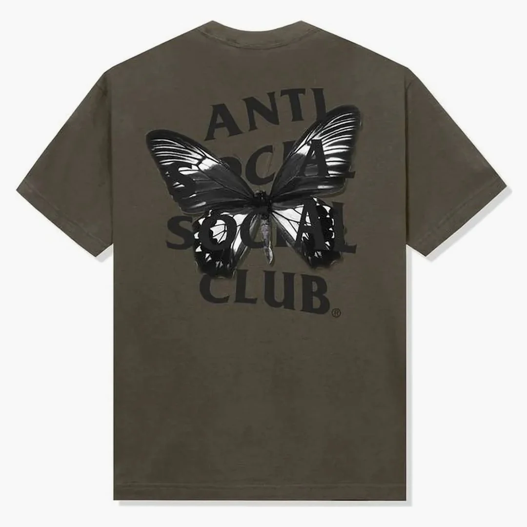 Anti Social Social Club Hidden Sky Tee Brown - Image 2