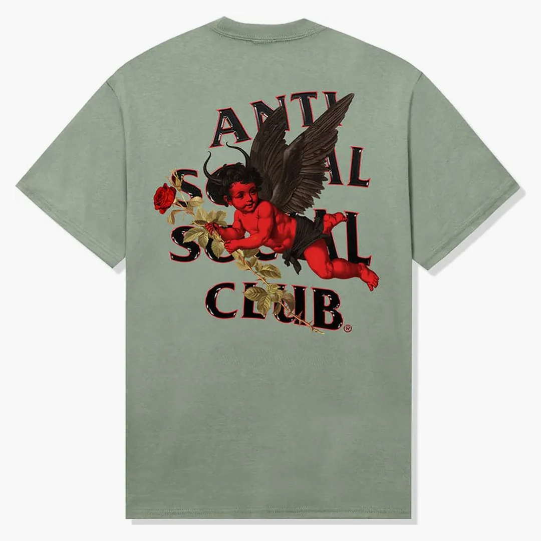 Anti Social Social Club Hierarchy Tee Green - Image 2
