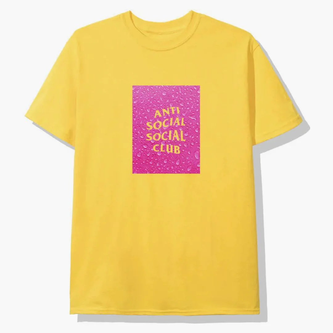 Anti Social Social Club Higibis Get Weird T-shirt Yellow