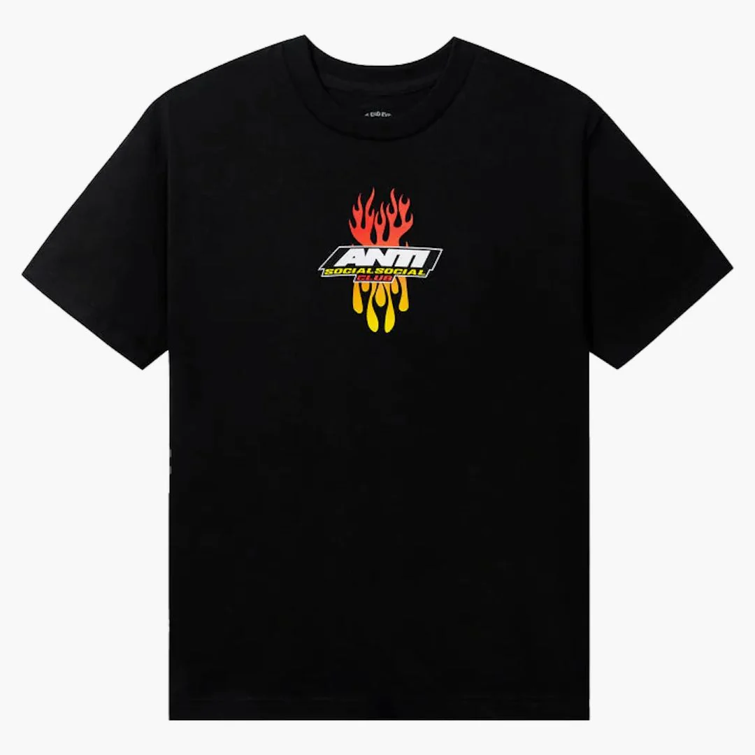 Anti Social Social Club Hot At First Tee Black - Image 2