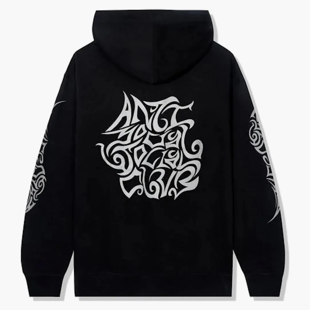 Anti Social Social Club I Get Into It Hoodie Black - Image 2