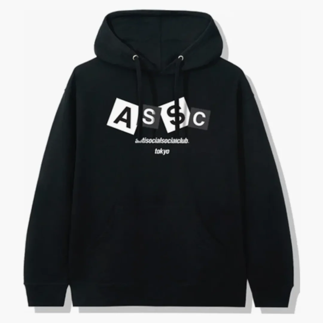 Anti Social Social Club (japan Only) Angel Hair Hoodie Black