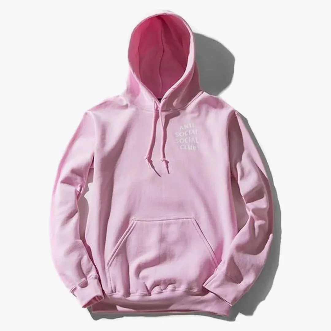 Anti Social Social Club Kkoch Hoodie Pink - Image 2