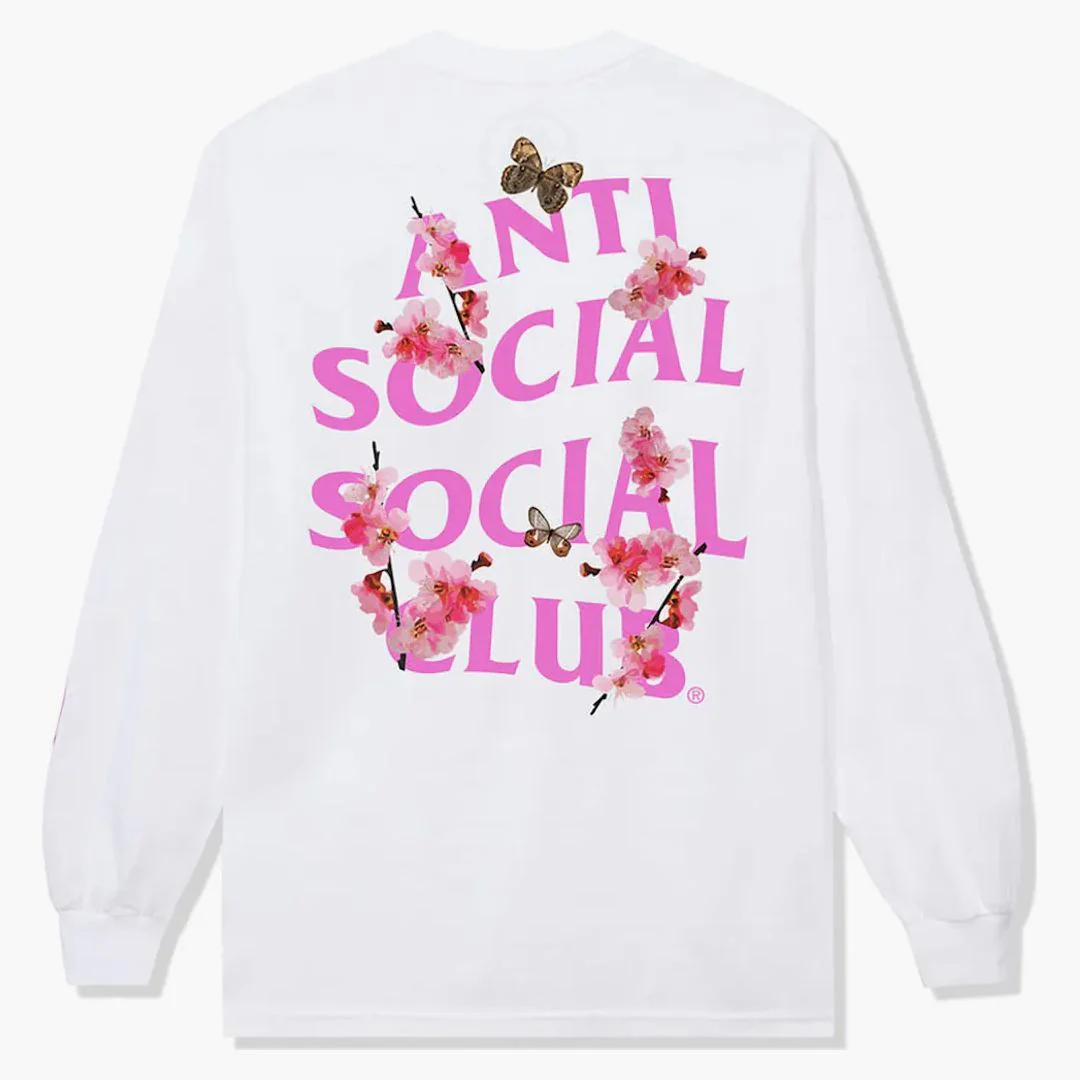 Anti Social Social Club Kkotch Long Sleeve White