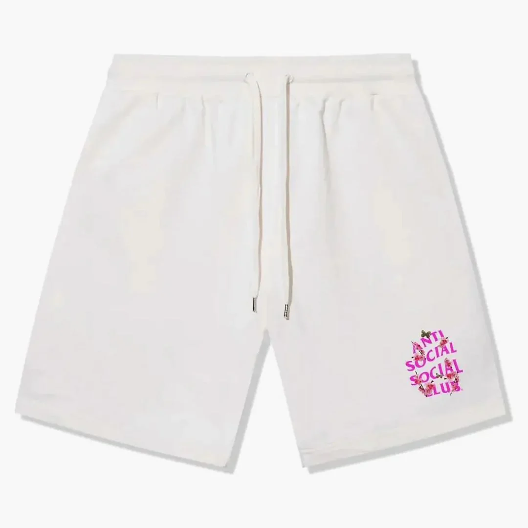Anti Social Social Club Kkotch Premium Shorts Ecru