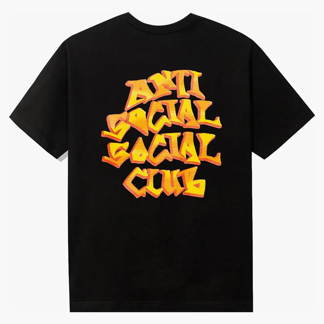 Anti Social Social Club Low Brow Tee Black
