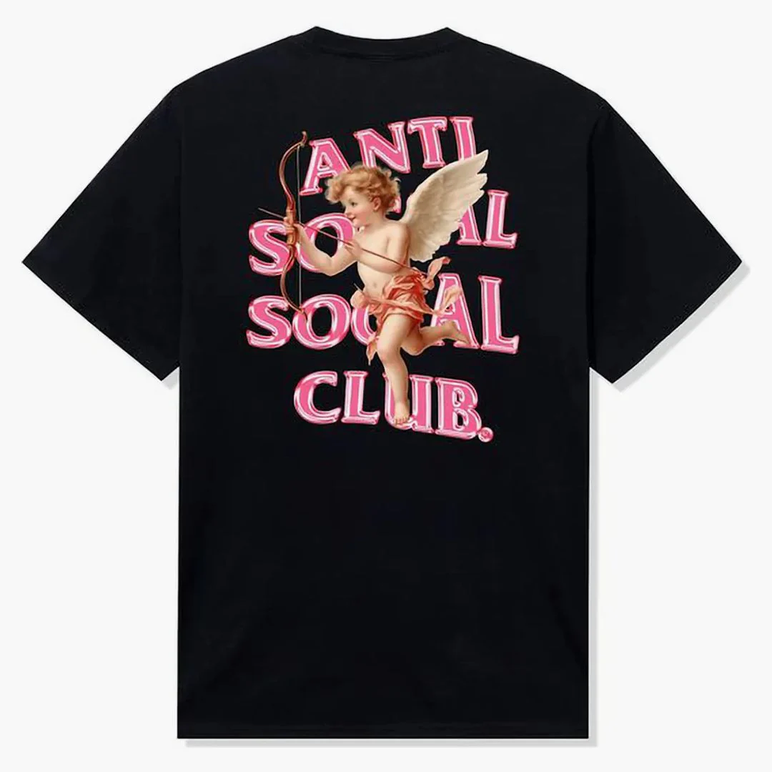 Anti Social Social Club Lupercalia Tee Black - Image 2