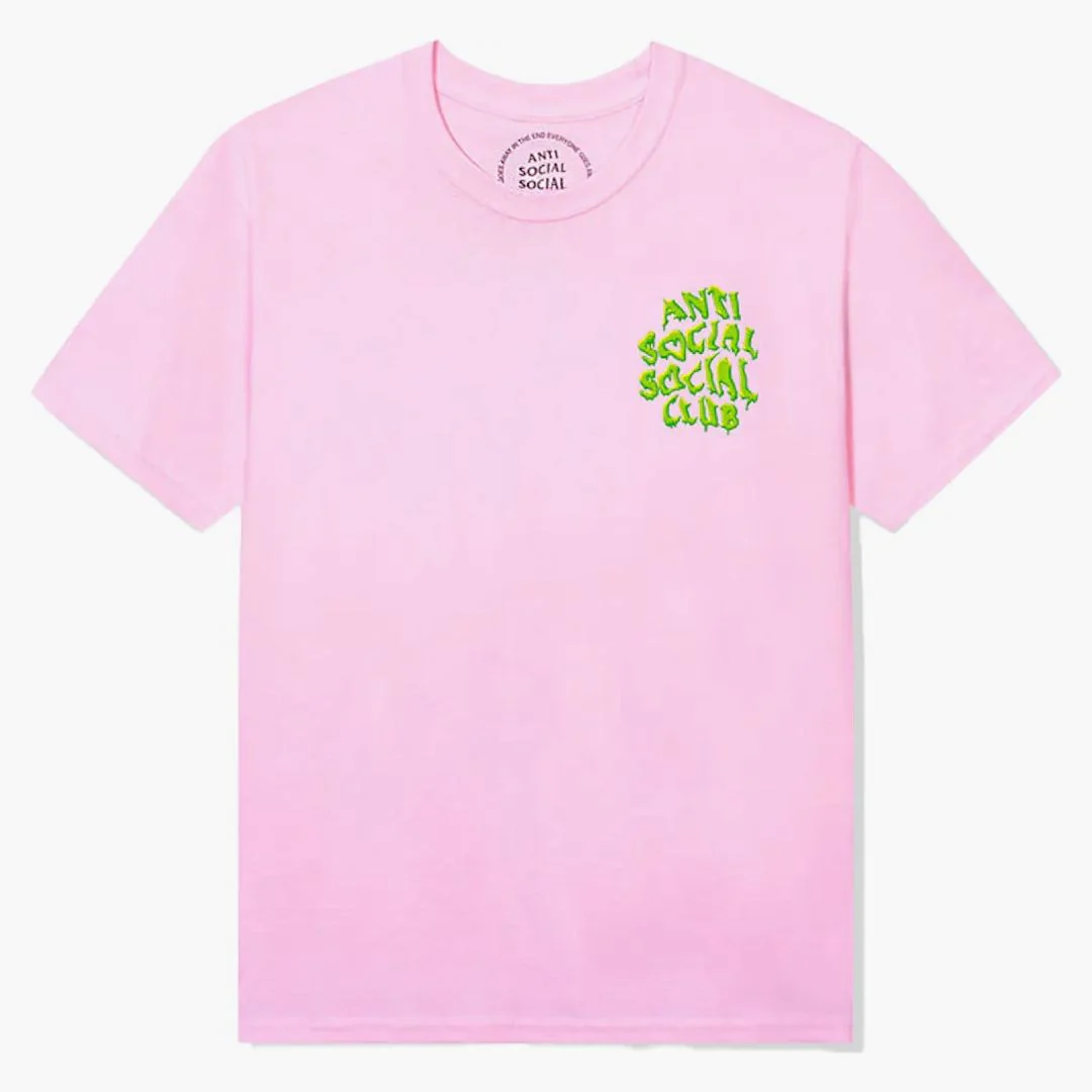 Anti Social Social Club Melt Away Tee Pink