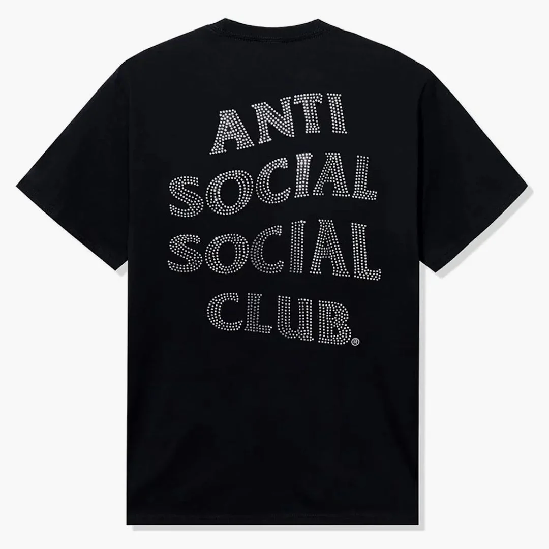 Anti Social Social Club Mind Game Nailhead Premium Heavyweight Tee Black - Image 2