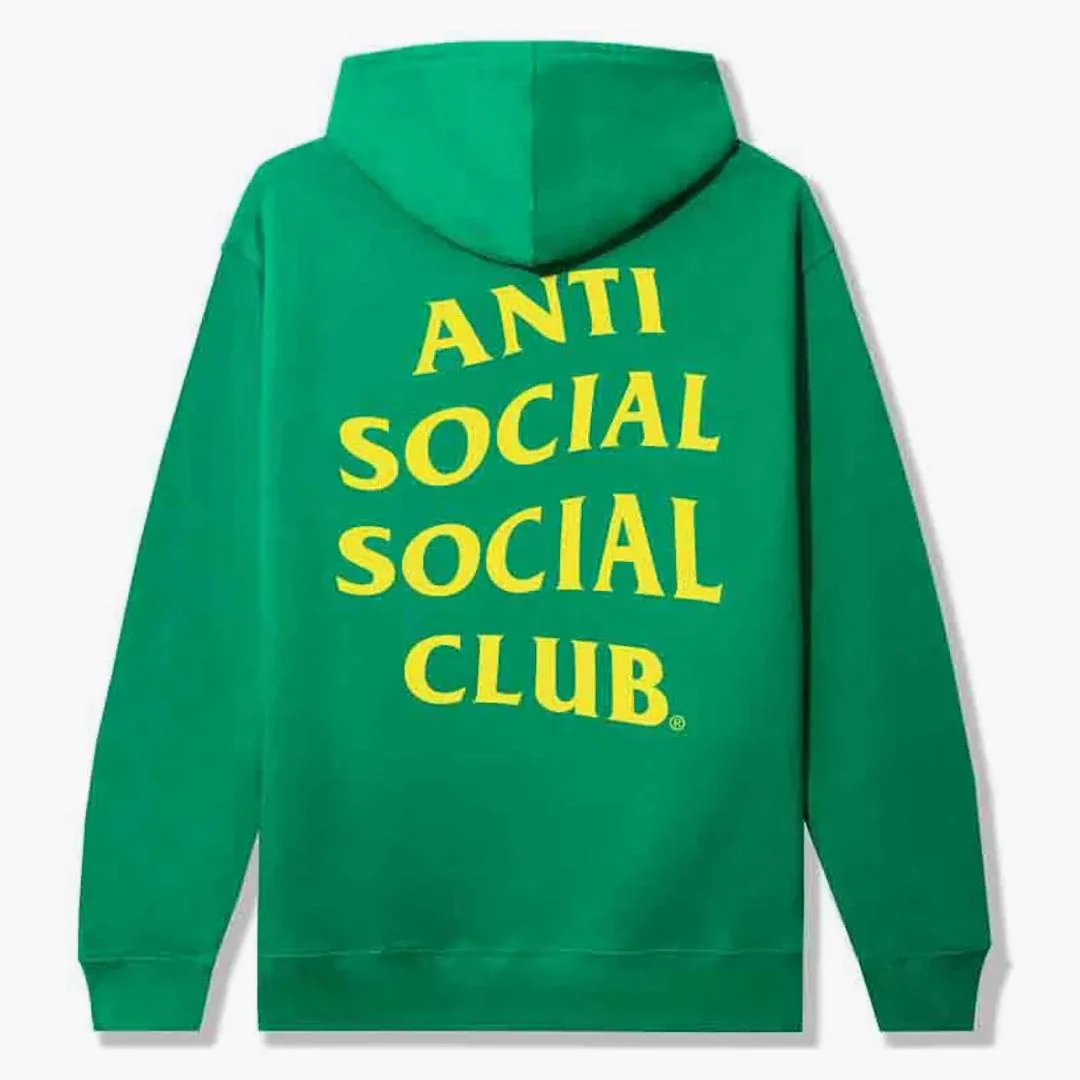 Anti Social Social Club Mind Games A/f 21 Hoodie Green