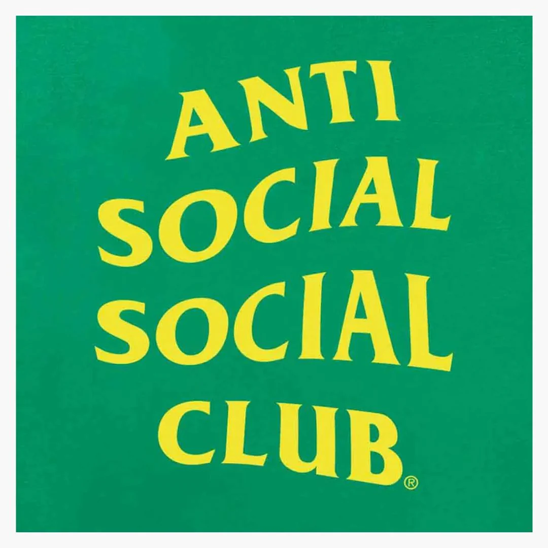 Anti Social Social Club Mind Games A/f 21 Hoodie Green - Image 2