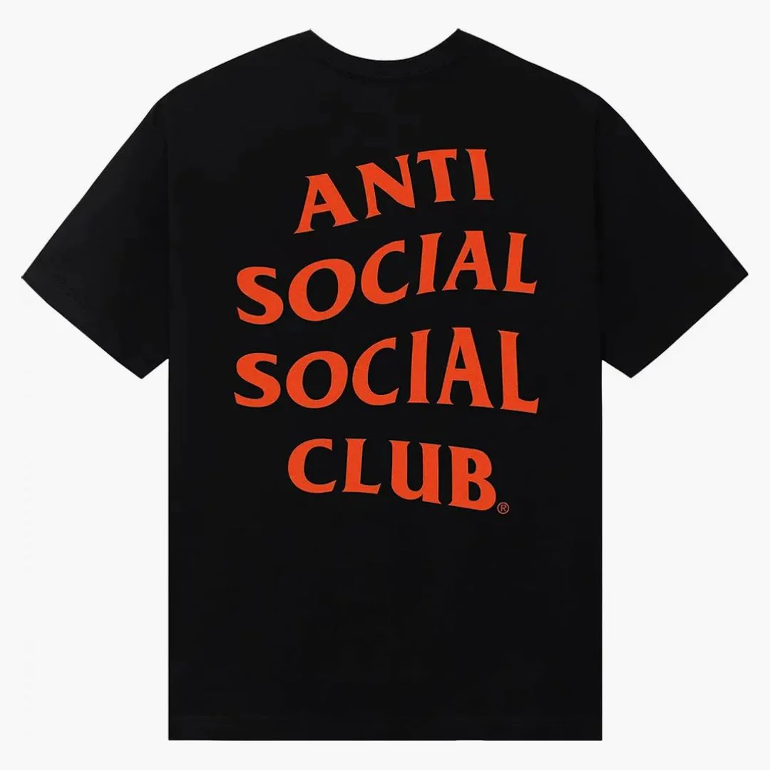 Anti Social Social Club Mind Games Tee Black/orange