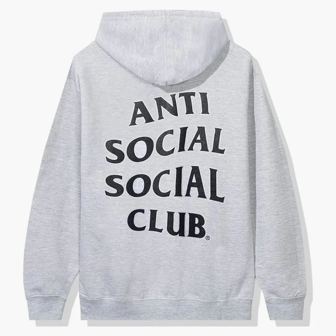Anti Social Social Club Mouthful Hoodie Grey