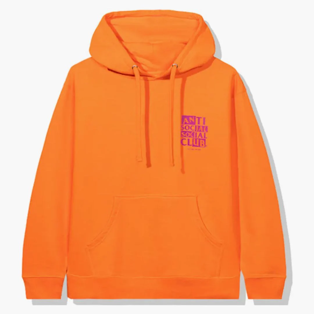 Anti Social Social Club Muted Hoodie Orange - Image 2