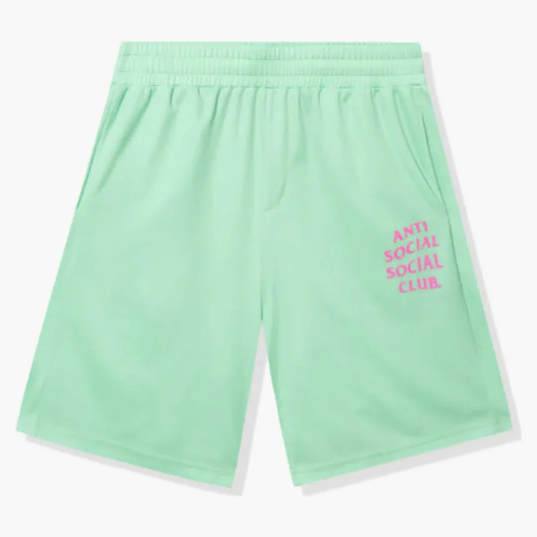Anti Social Social Club Never Made The Team Mesh Shorts Mint