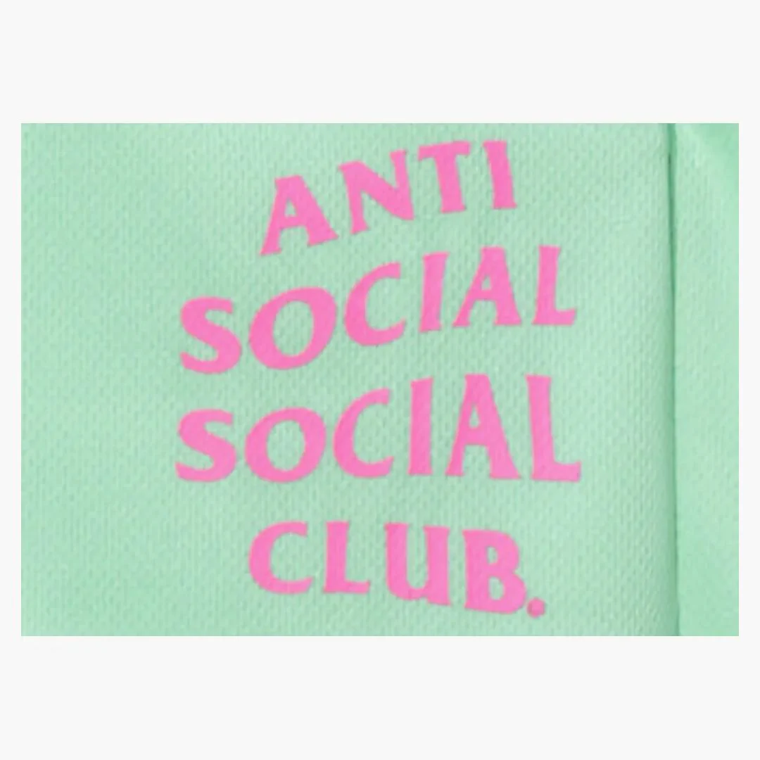 Anti Social Social Club Never Made The Team Mesh Shorts Mint - Image 2