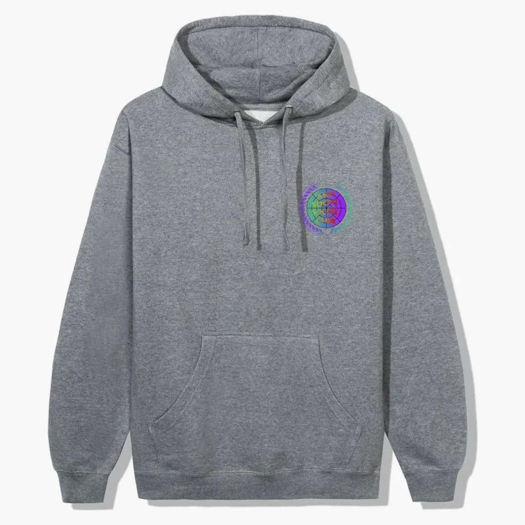 Anti Social Social Club New World Boredom Hoodie Gunmetal Heather